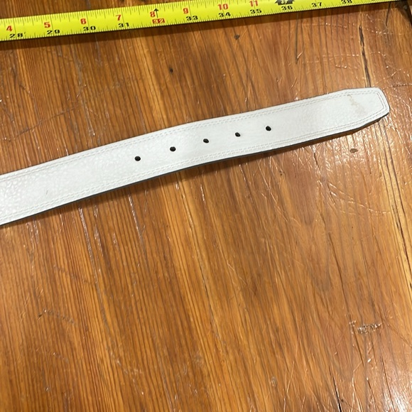 Nike genuine leather reversible grey and white belt size 36 - Picture 9 of 12